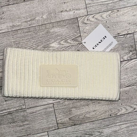Coach Accessories Coach Cable Knit Winter Headband Nwt Poshmark